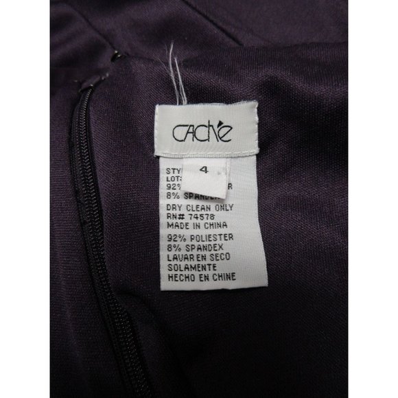 Cache purple bandage bodycon dress - Picture 7 of 12